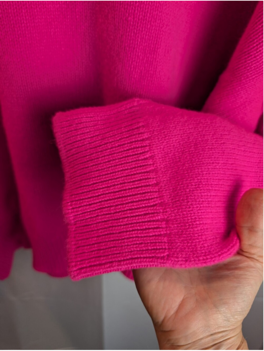 DSQUARED2 Oversized Neon Hot Pink Turtleneck Sweater Knit Luxury Pullover M BNWT - Picture 6 of 14